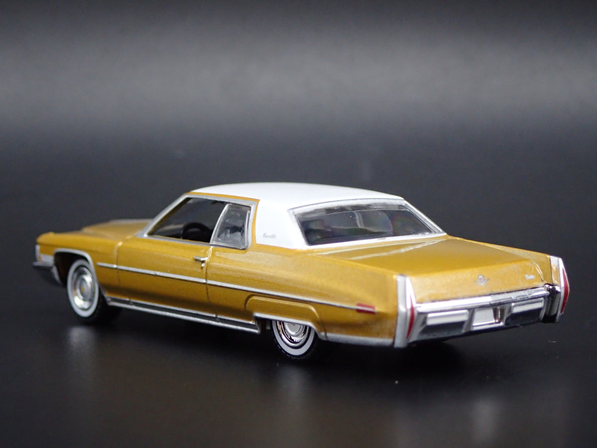 1972 72 CADILLAC CADDY COUPE DEVILLE RARE 1:64 SCALE DIORAMA DIECAST MODEL CAR-Burning Rubber Toy Company