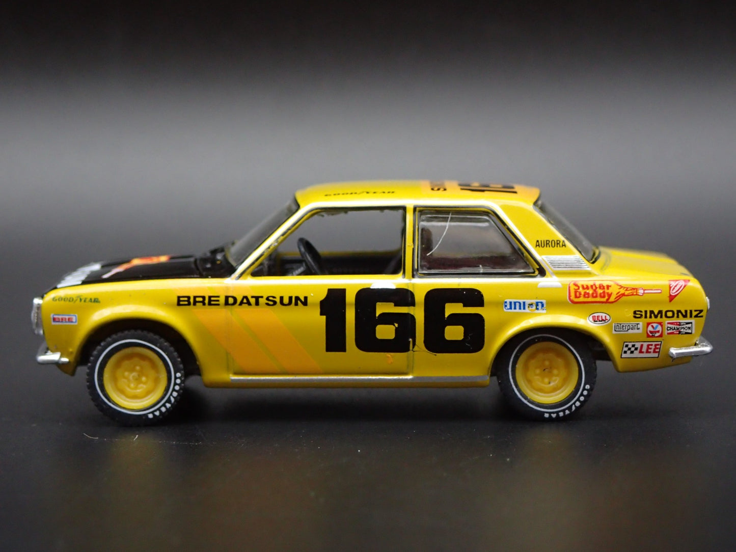 1967-1973 DATSUN 510 4 FOUR DOOR BRE BROCK MORTON RALLY 1:64 DIECAST MODEL CAR