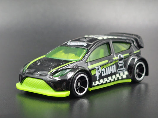 2009 - 2017 FORD FIESTA BLACK 1:64 SCALE COLLECTIBLE DIORAMA DIECAST MODEL CAR