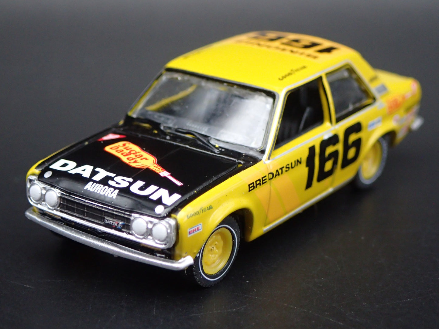1967-1973 DATSUN 510 4 FOUR DOOR BRE BROCK MORTON RALLY 1:64 DIECAST MODEL CAR