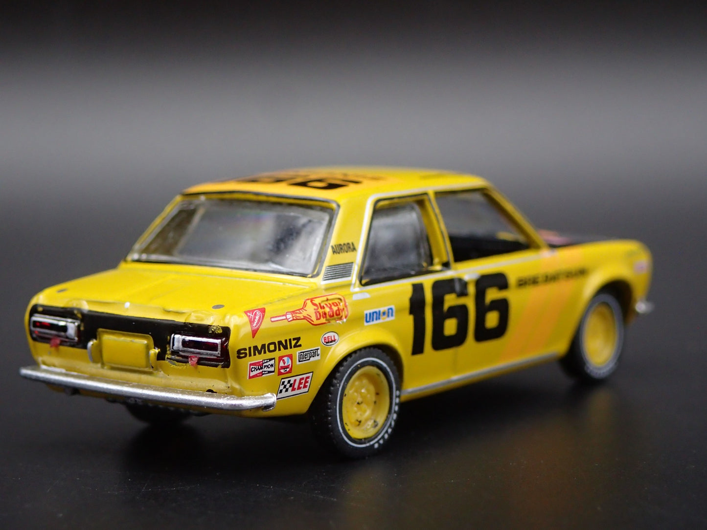 1967-1973 DATSUN 510 4 FOUR DOOR BRE BROCK MORTON RALLY 1:64 DIECAST MODEL CAR