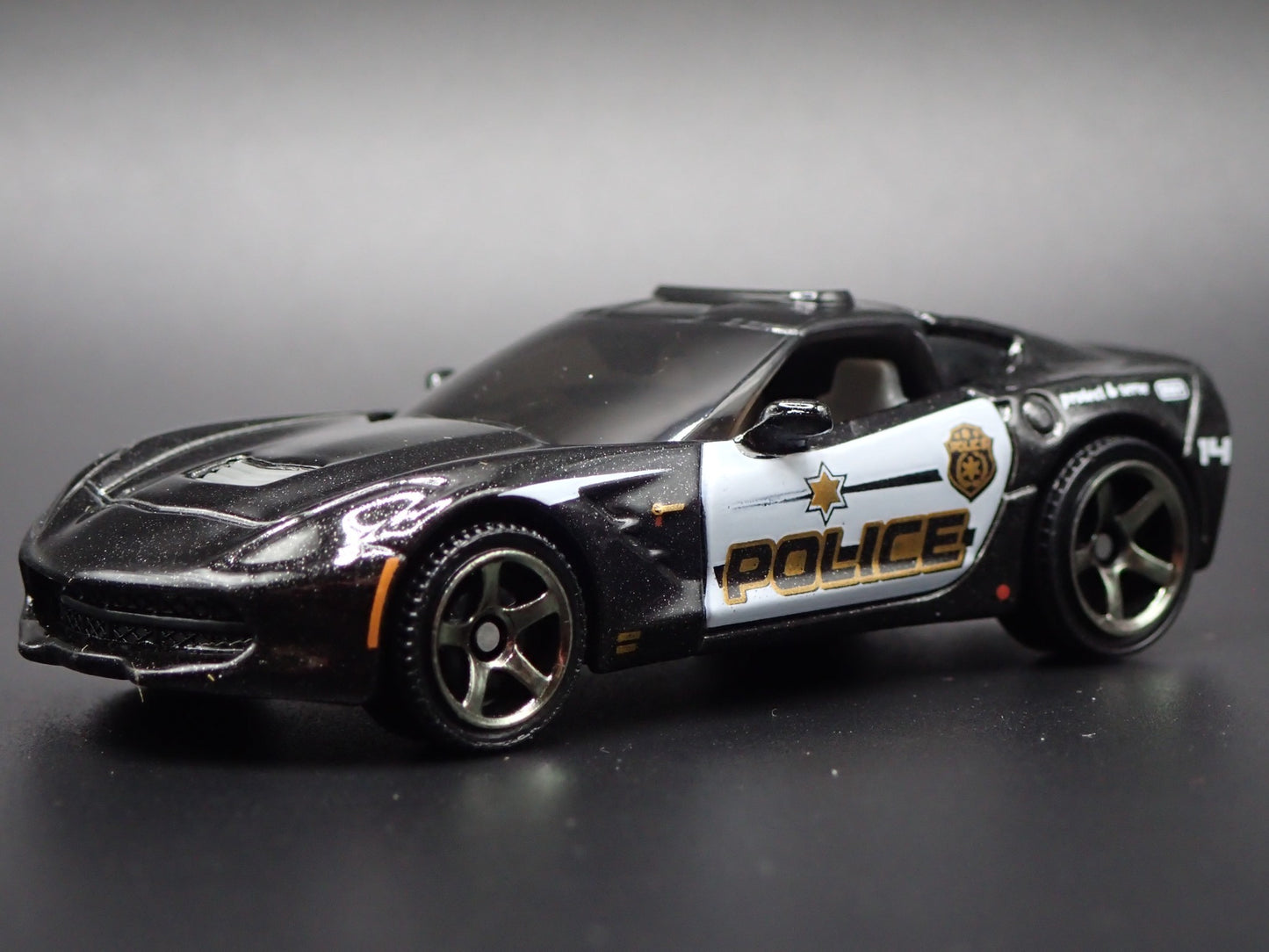 2014-2019 CHEVY CORVETTE STINGRAY C7 HIGHWAY PATROL 1:64 SCALE DIECAST MODEL CAR