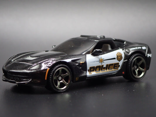 2014-2019 CHEVY CORVETTE STINGRAY C7 HIGHWAY PATROL 1:64 SCALE DIECAST MODEL CAR