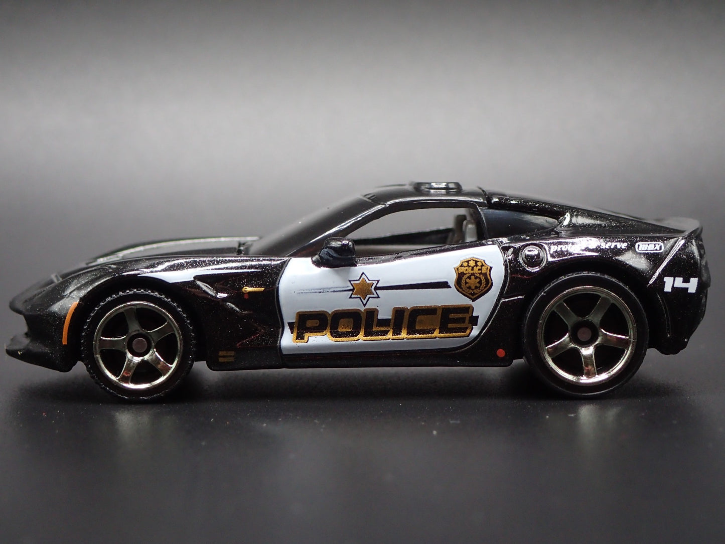 2014-2019 CHEVY CORVETTE STINGRAY C7 HIGHWAY PATROL 1:64 SCALE DIECAST MODEL CAR