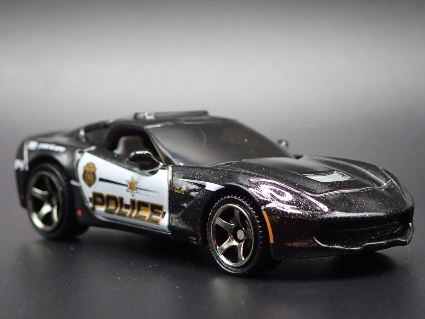 2014-2019 CHEVY CORVETTE STINGRAY C7 HIGHWAY PATROL 1:64 SCALE DIECAST MODEL CAR