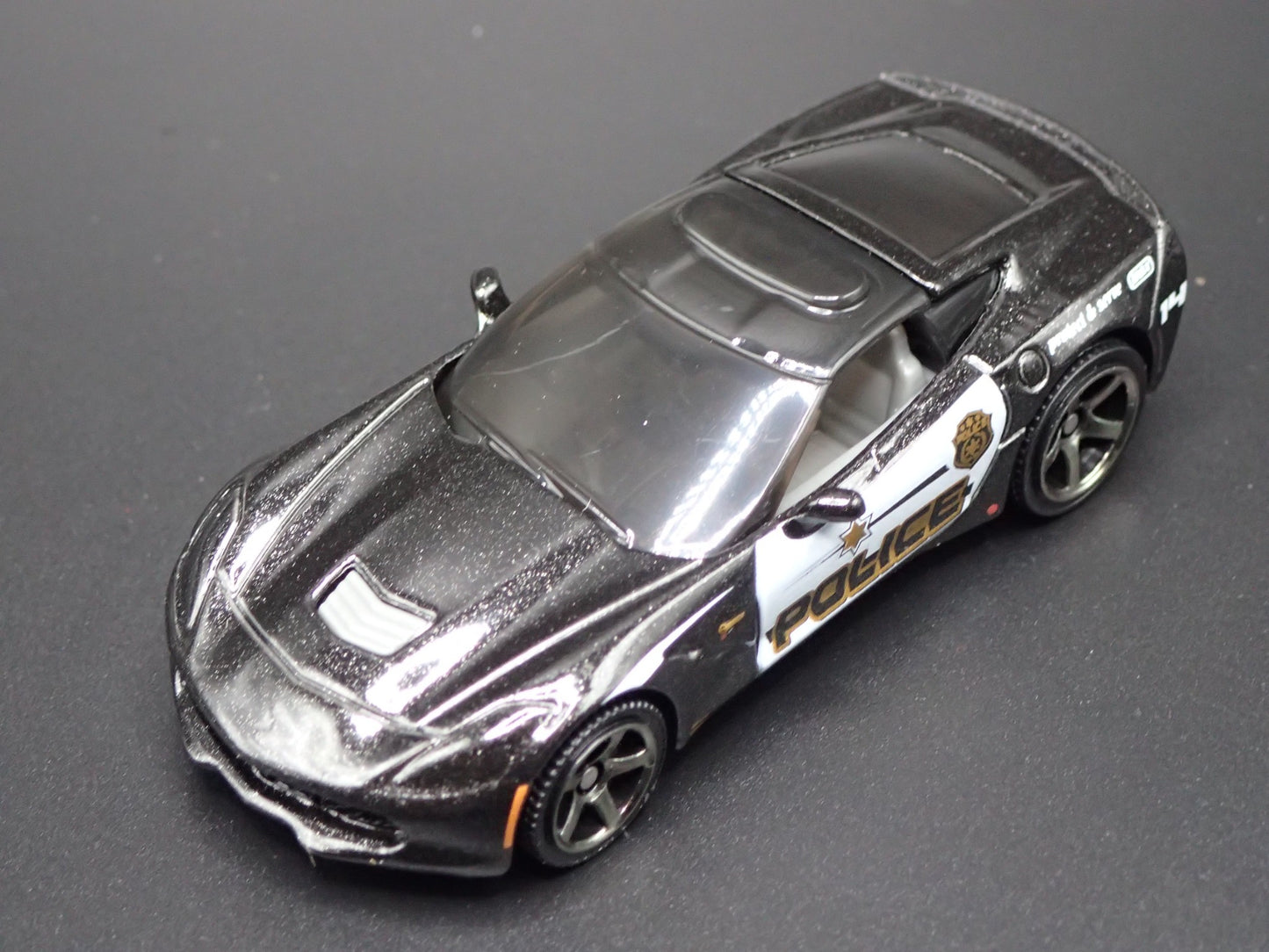 2014-2019 CHEVY CORVETTE STINGRAY C7 HIGHWAY PATROL 1:64 SCALE DIECAST MODEL CAR