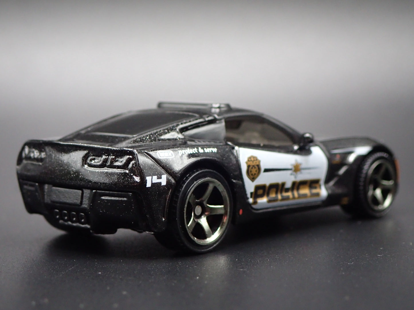 2014-2019 CHEVY CORVETTE STINGRAY C7 HIGHWAY PATROL 1:64 SCALE DIECAST MODEL CAR