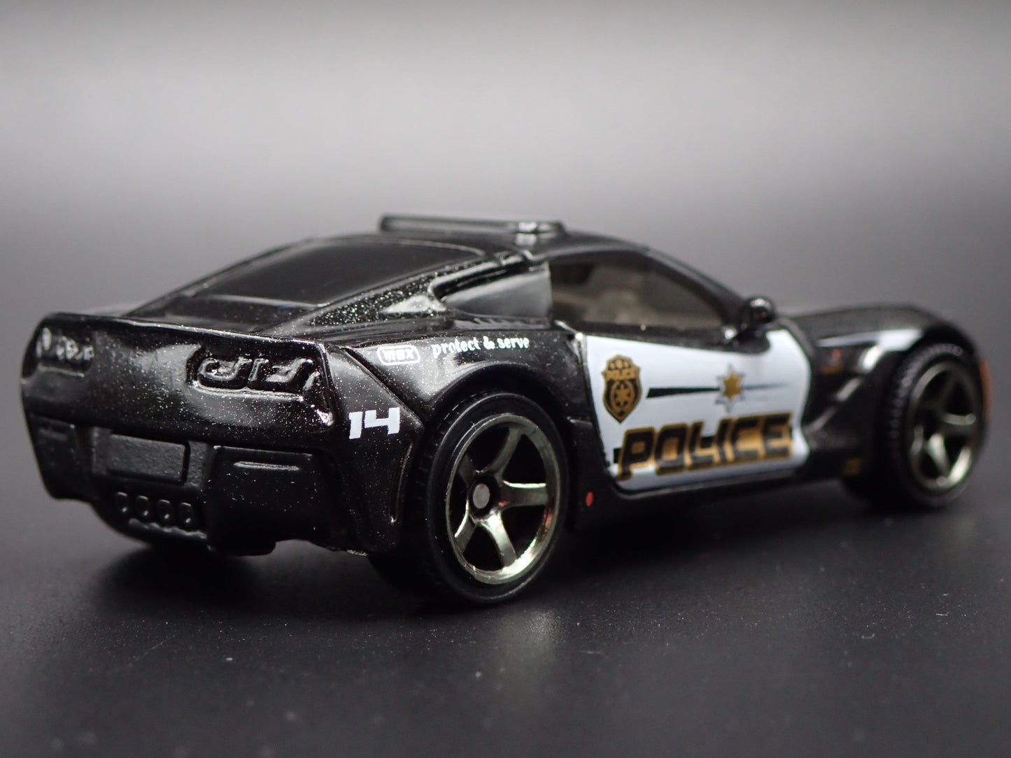 2014-2019 CHEVY CORVETTE STINGRAY C7 HIGHWAY PATROL 1:64 SCALE DIECAST MODEL CAR