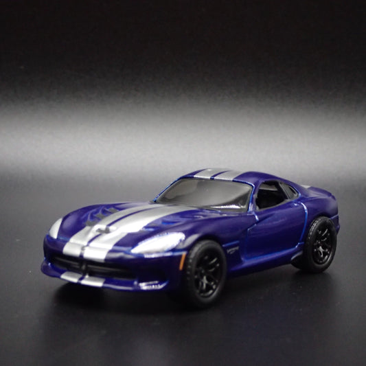 2013- 2017 DODGE VIPER GTC BLUE 1/64 SCALE COLLECTIBLE DIORAMA DIECAST MODEL CAR