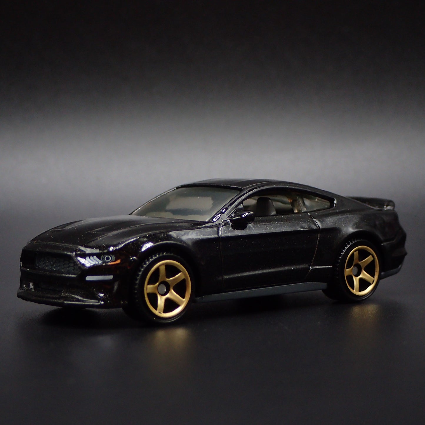 2015-2023 FORD MUSTANG COUPE BLACK 1/64 SCALE COLLECTIBLE DIECAST MODEL CAR