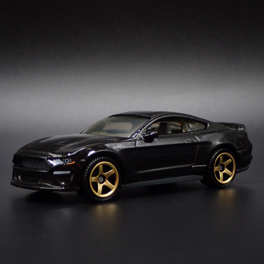 2015-2023 FORD MUSTANG COUPE BLACK 1/64 SCALE COLLECTIBLE DIECAST MODEL CAR
