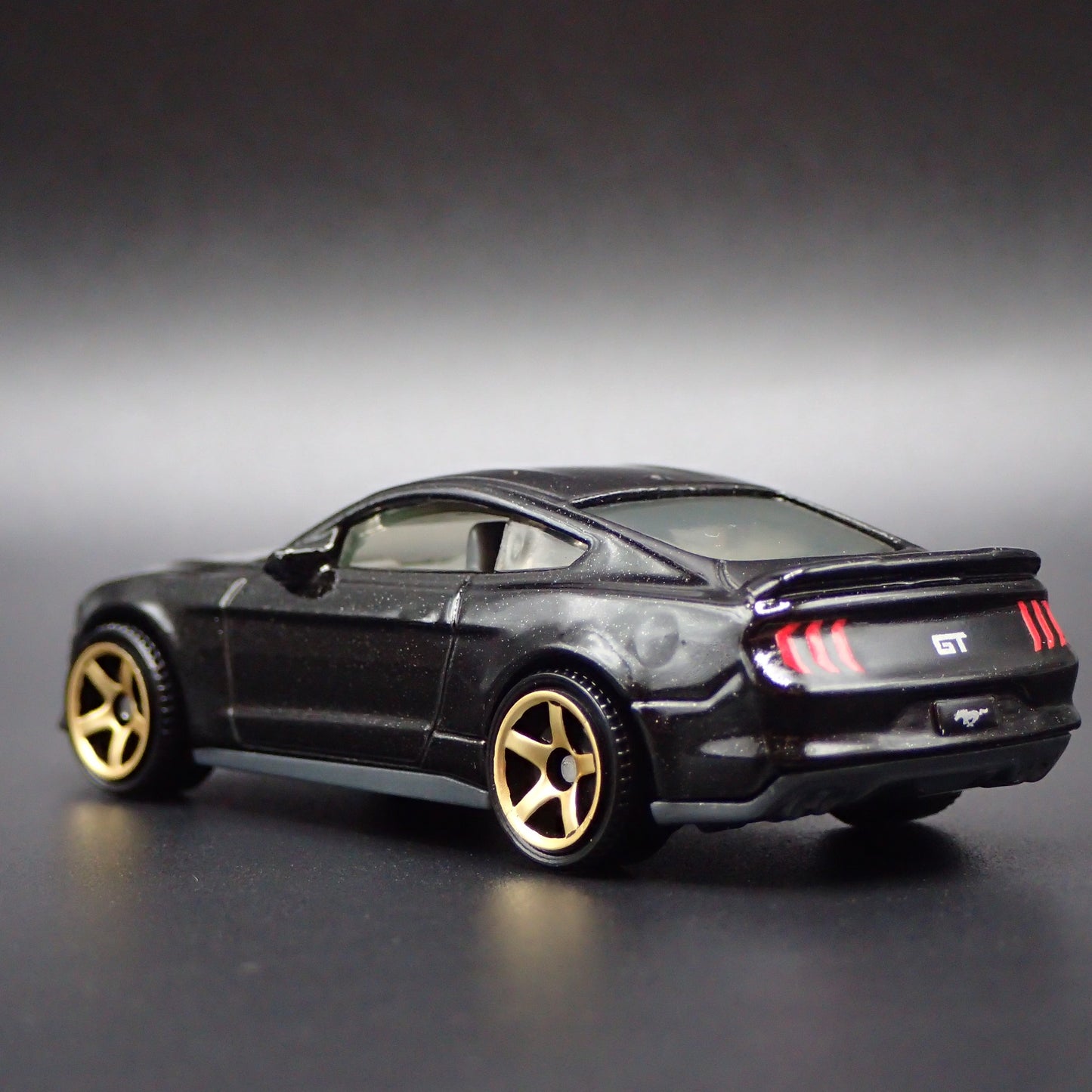 2015-2023 FORD MUSTANG COUPE BLACK 1/64 SCALE COLLECTIBLE DIECAST MODEL CAR