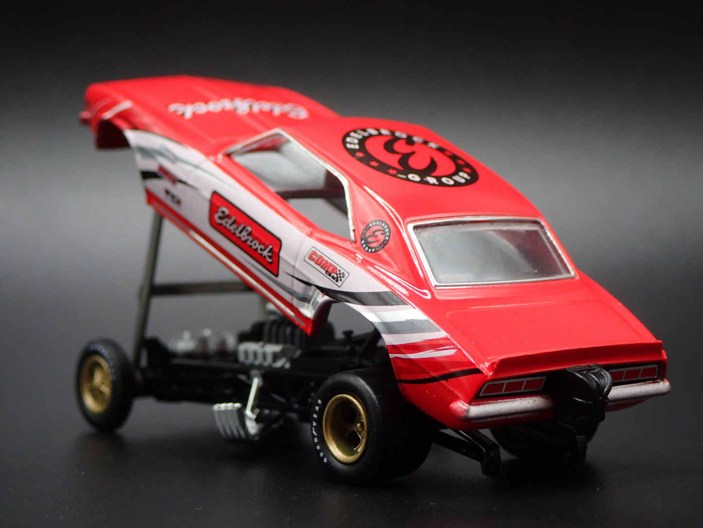 1969 CHEVY CHEVROLET CAMARO Z28 FUNNY CAR EDELBROCK 1:64 SCALE DIECAST MODEL CAR