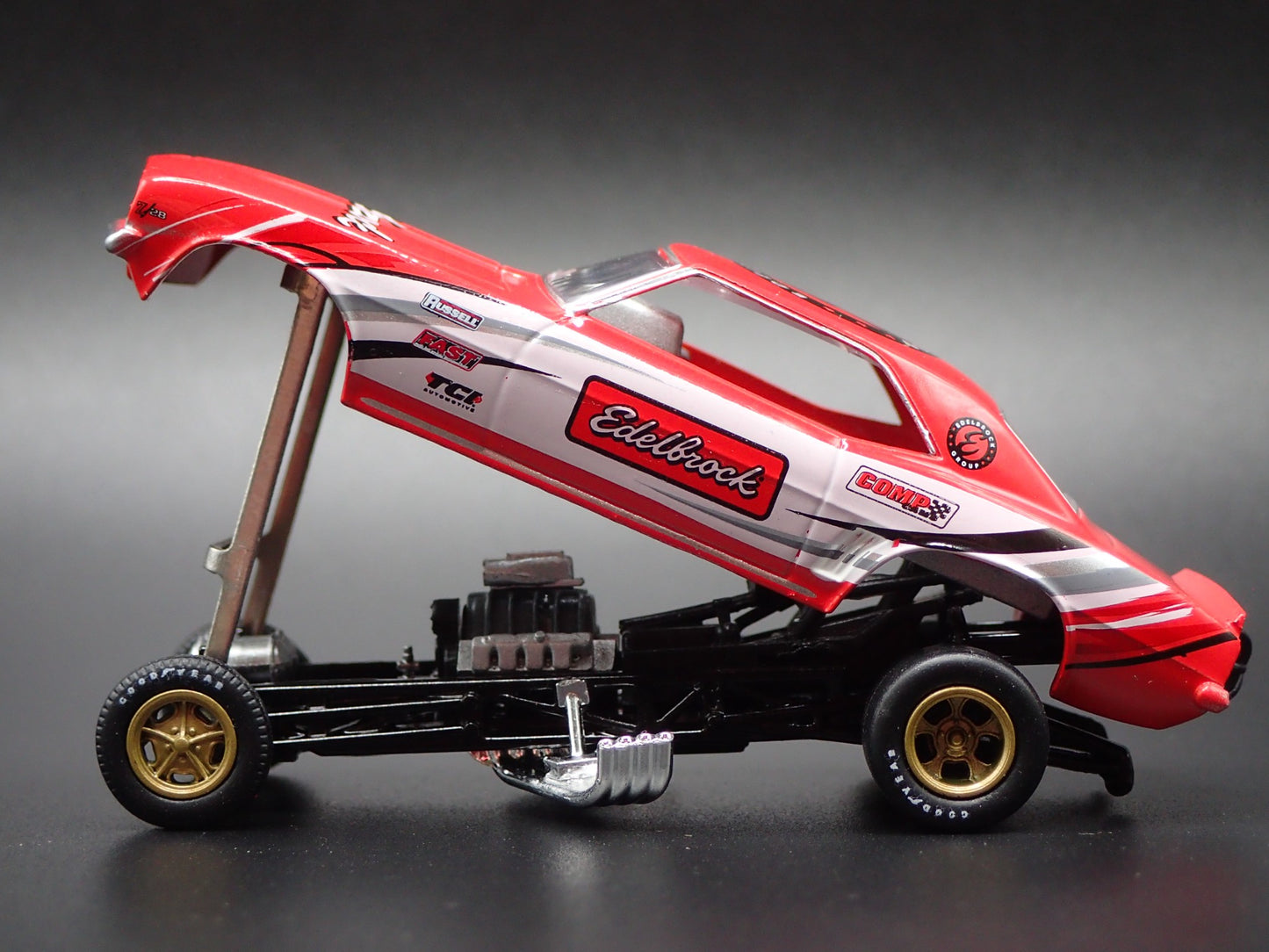 1969 CHEVY CHEVROLET CAMARO Z28 FUNNY CAR EDELBROCK 1:64 SCALE DIECAST MODEL CAR