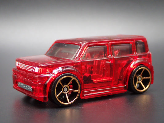2003-2006 SCION XB RED 1/64 SCALE LIMITED COLLECTIBLE DIORAMA DIECAST MODEL CAR