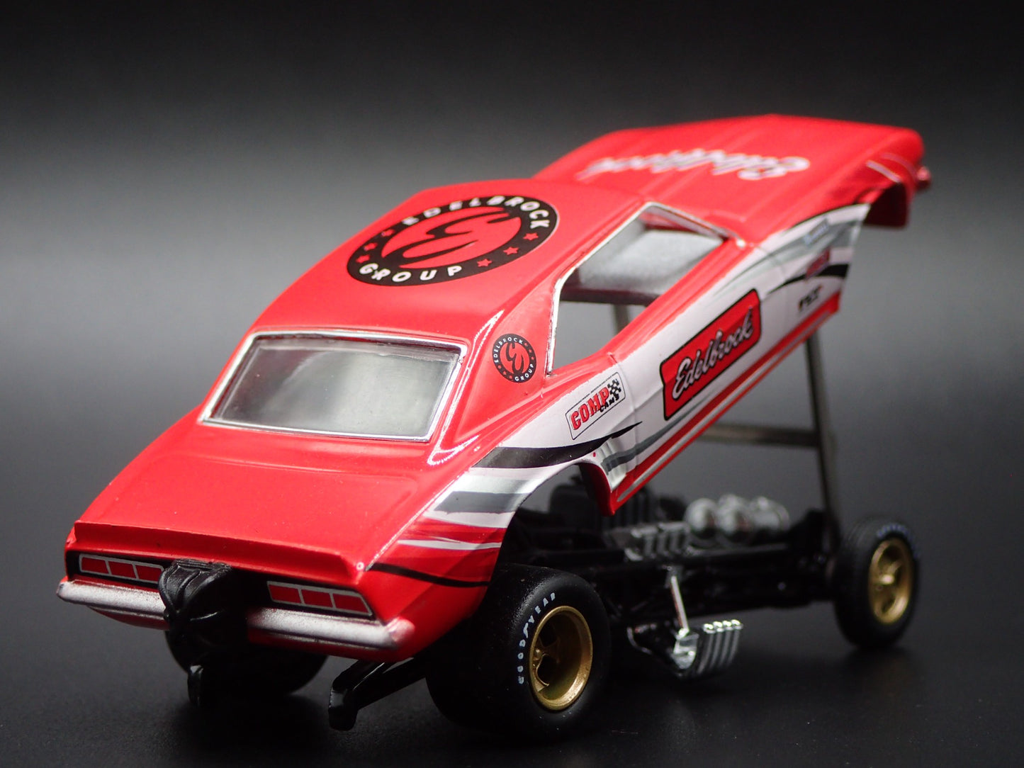 1969 CHEVY CHEVROLET CAMARO Z28 FUNNY CAR EDELBROCK 1:64 SCALE DIECAST MODEL CAR