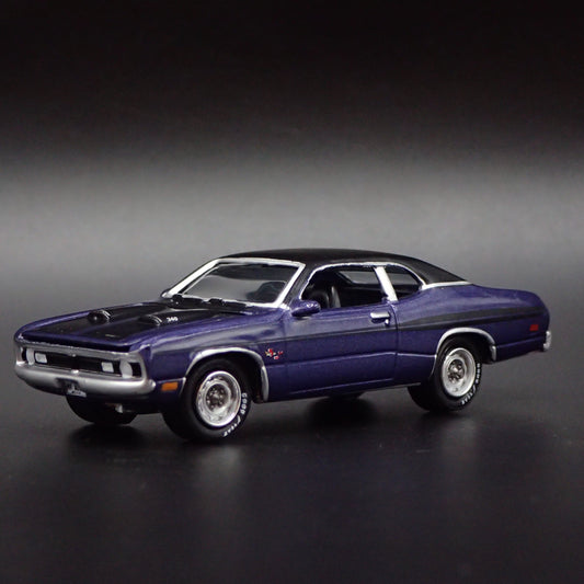 1971 71 DODGE DEMON GSS PURPLE 1/64 SCALE COLLECTIBLE DIORAMA DIECAST MODEL CAR