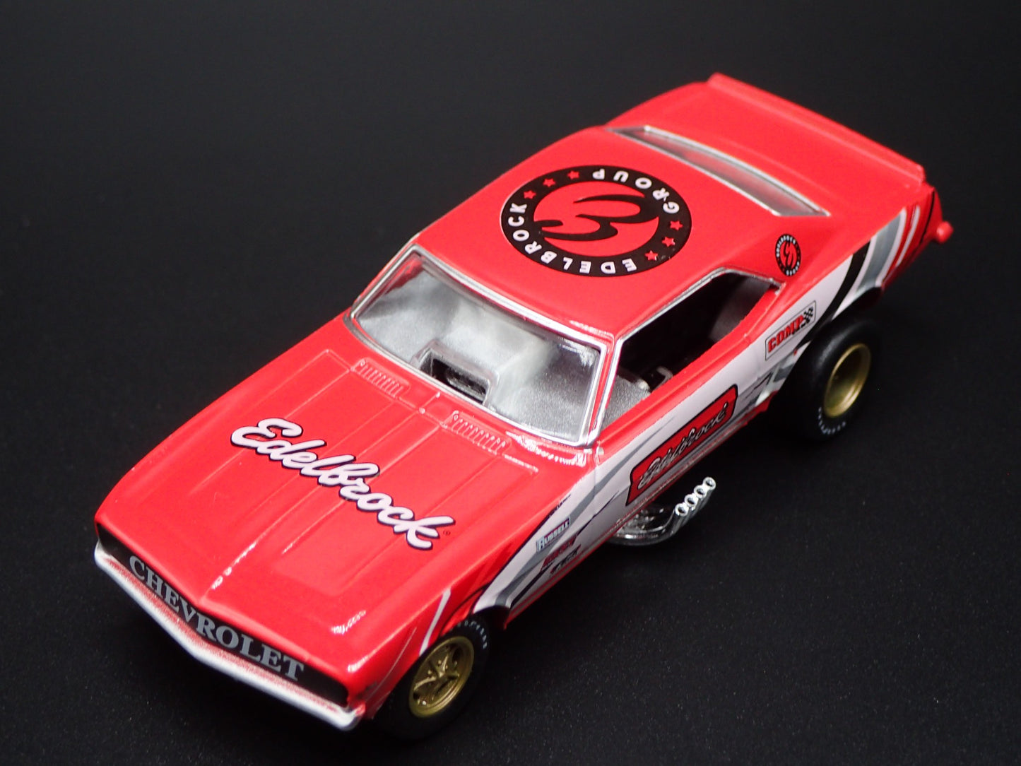 1969 CHEVY CHEVROLET CAMARO Z28 FUNNY CAR EDELBROCK 1:64 SCALE DIECAST MODEL CAR