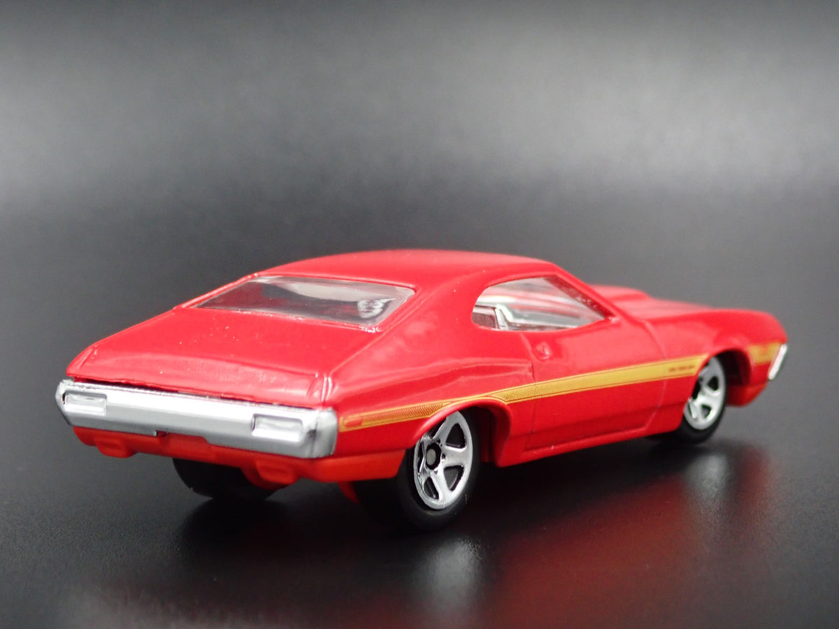 1972 FORD GRAN TORINO SPORT RARE 1:64 SCALE COLLECTIBLE DIECAST MODEL CAR-Burning Rubber Toy Company