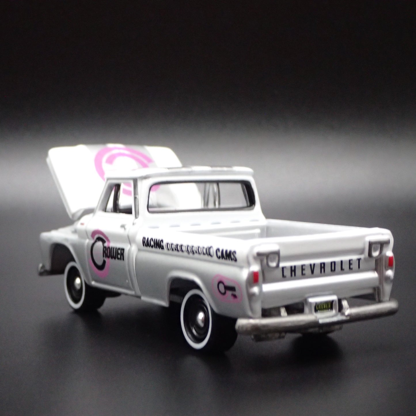 1965 CHEVY CHEVROLET FLEETSIDE PICKUP TRUCK CROWER CAMS 1:64 SCALE DIECAST MODEL