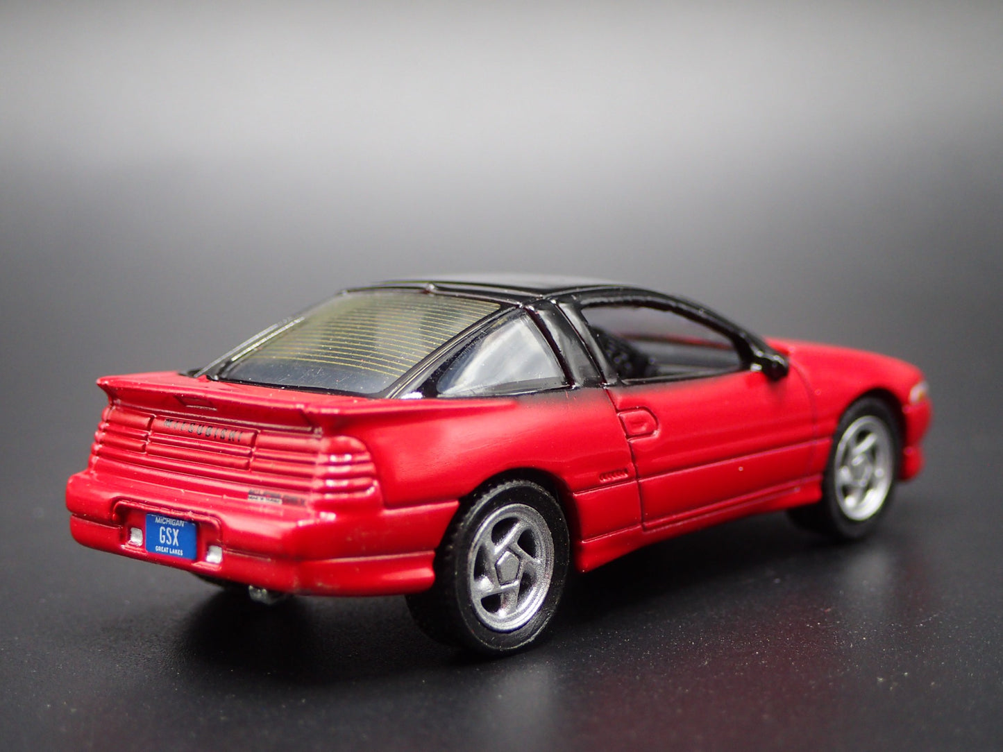 1990-1994 MITSUBISHI ECLIPSE GSX 1:64 SCALE DISPLAY DIORAMA DIECAST MODEL CAR