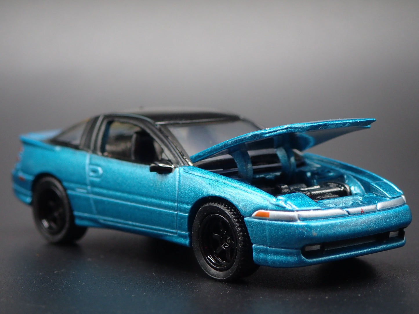 1990-1994 MITSUBISHI ECLIPSE GSX 1:64 SCALE DISPLAY DIORAMA DIECAST MODEL CAR
