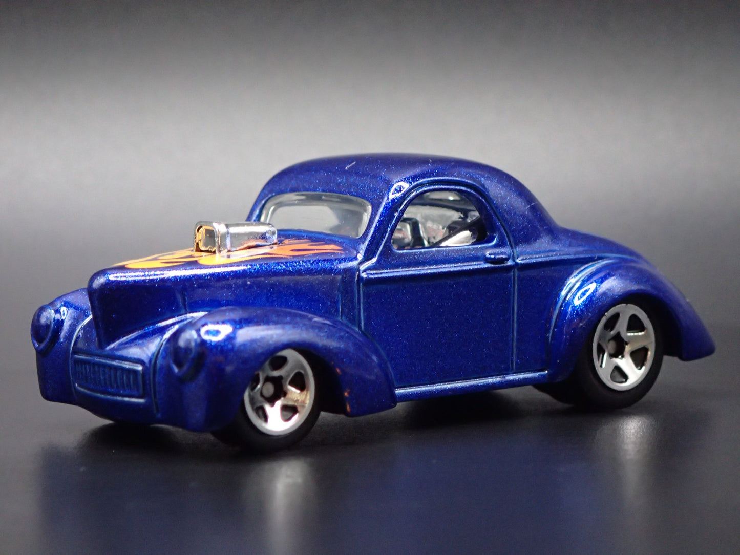 1941 41 WILLYS COUPE BLUE RARE 1:64 SCALE COLLECTIBLE DIORAMA DIECAST MODEL CAR
