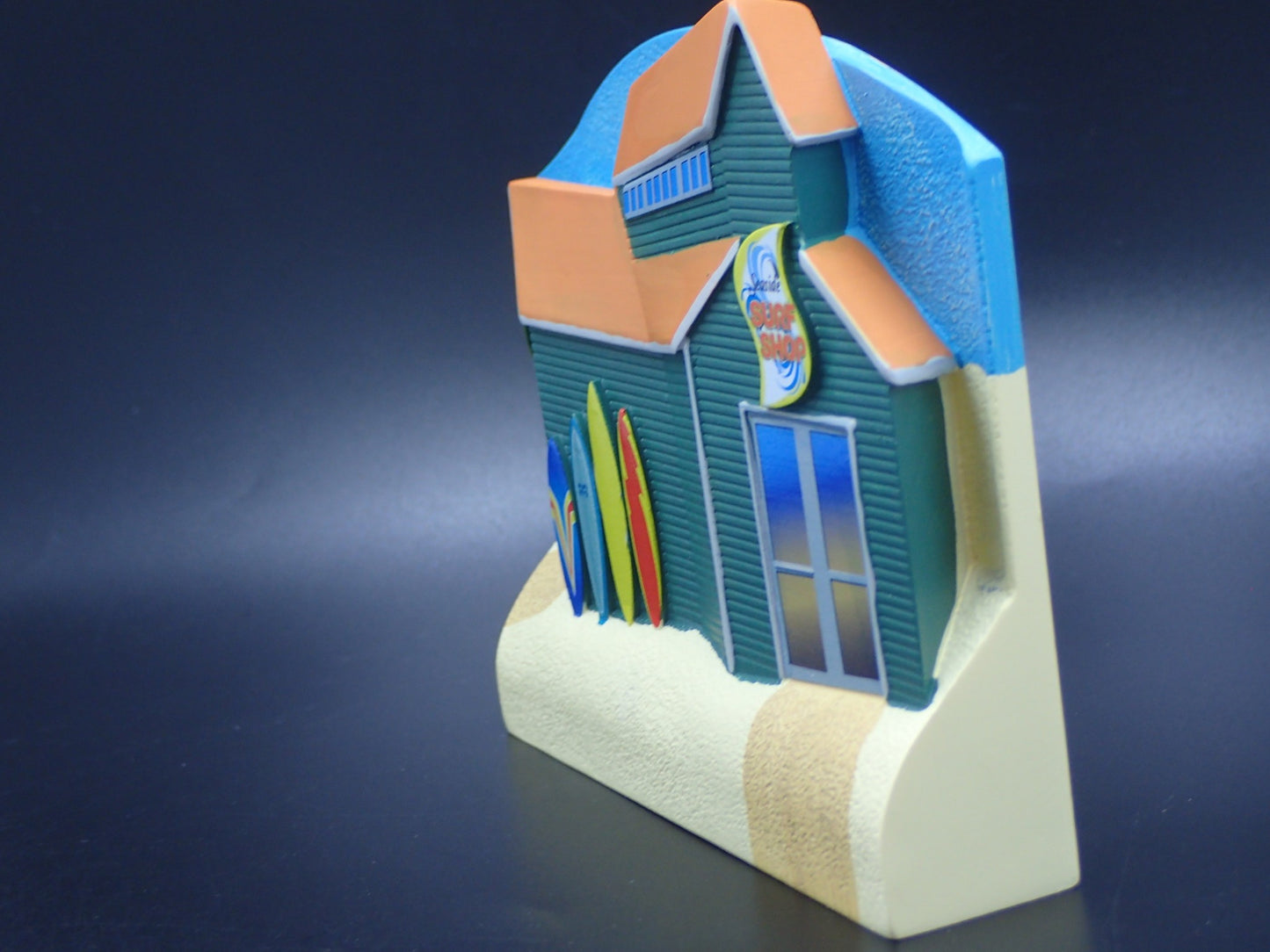 OCEAN SEASIDE SURF SHOP RESIN DIORAMA SCENE BACKGROUND DISPLAY PROP 1:64 SCALE