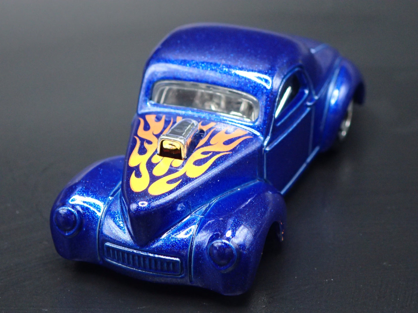 1941 41 WILLYS COUPE BLUE RARE 1:64 SCALE COLLECTIBLE DIORAMA DIECAST MODEL CAR