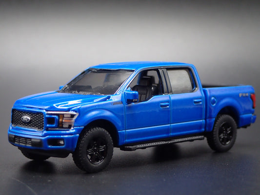 2015-2020 FORD F150 PICKUP TRUCK BLUE 1:64 SCALE COLLECTIBLE DIECAST MODEL CAR