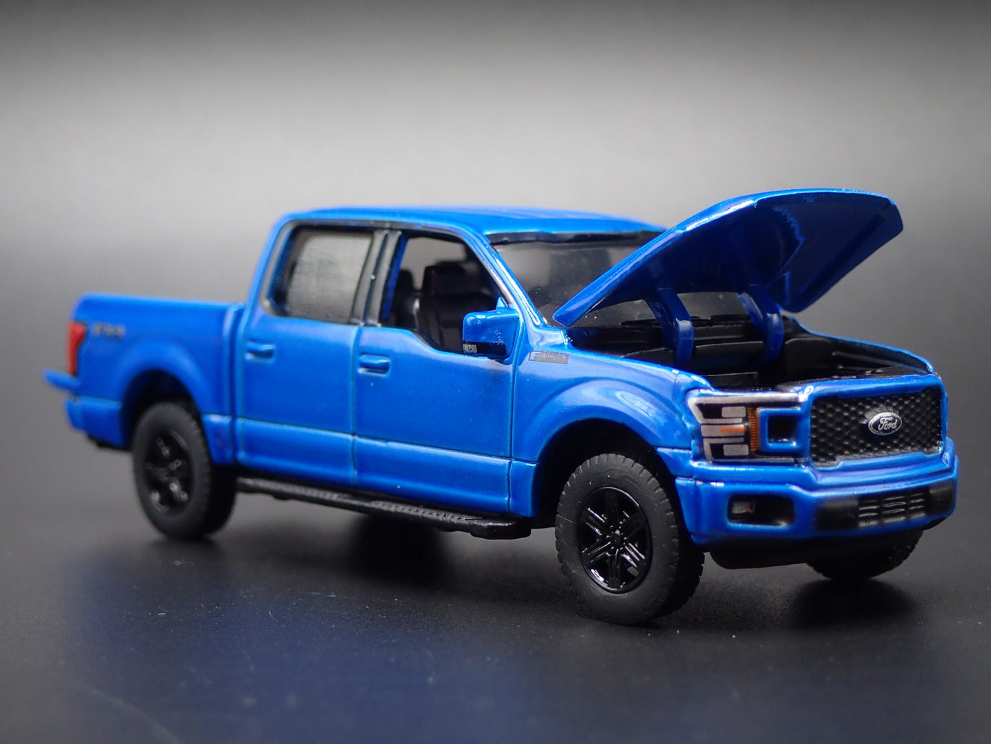 2015-2020 FORD F150 PICKUP TRUCK BLUE 1:64 SCALE COLLECTIBLE DIECAST MODEL CAR