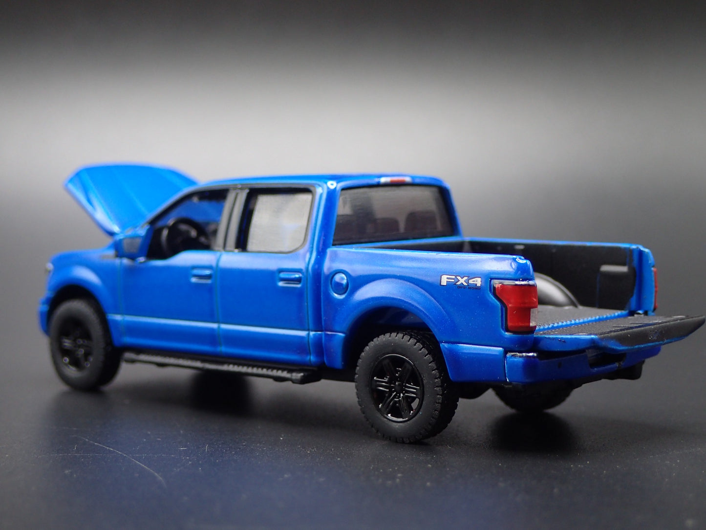 2015-2020 FORD F150 PICKUP TRUCK BLUE 1:64 SCALE COLLECTIBLE DIECAST MODEL CAR