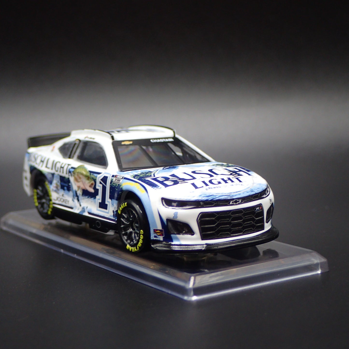 2024 24 CHEVY CAMARO ZL1 1 ROSS CHASTAIN BUSCH FISHING NASCAR 1:64 DIECAST CAR
