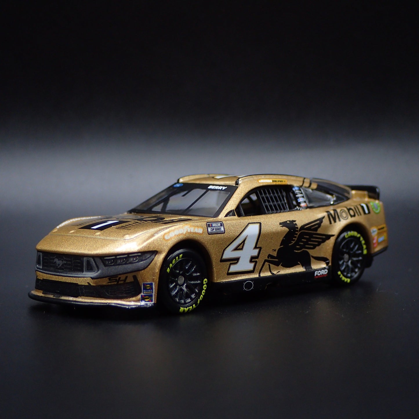 2024 24 FORD MUSTANG #4 JOSH BERRY MOBIL 1 NASCAR 1:64 SCALE DIECAST MODEL CAR