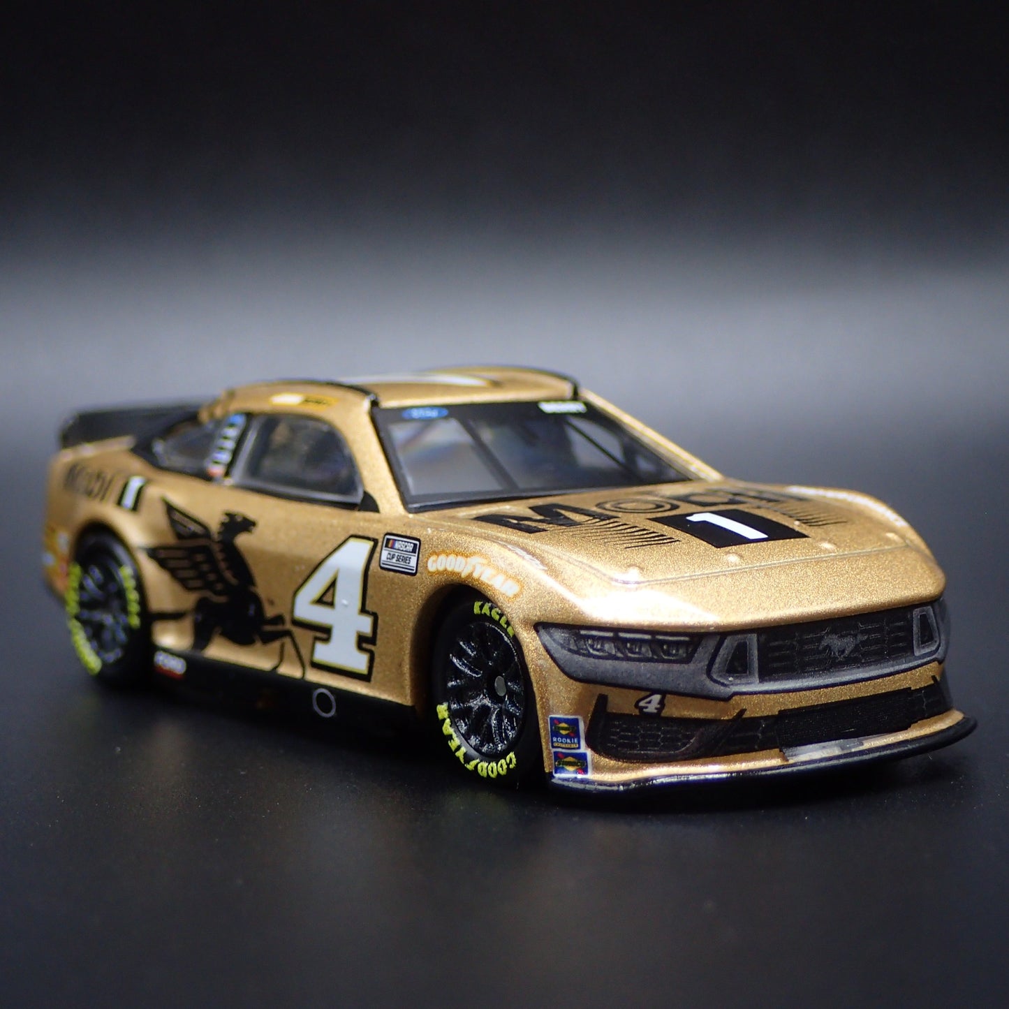 2024 24 FORD MUSTANG #4 JOSH BERRY MOBIL 1 NASCAR 1:64 SCALE DIECAST MODEL CAR