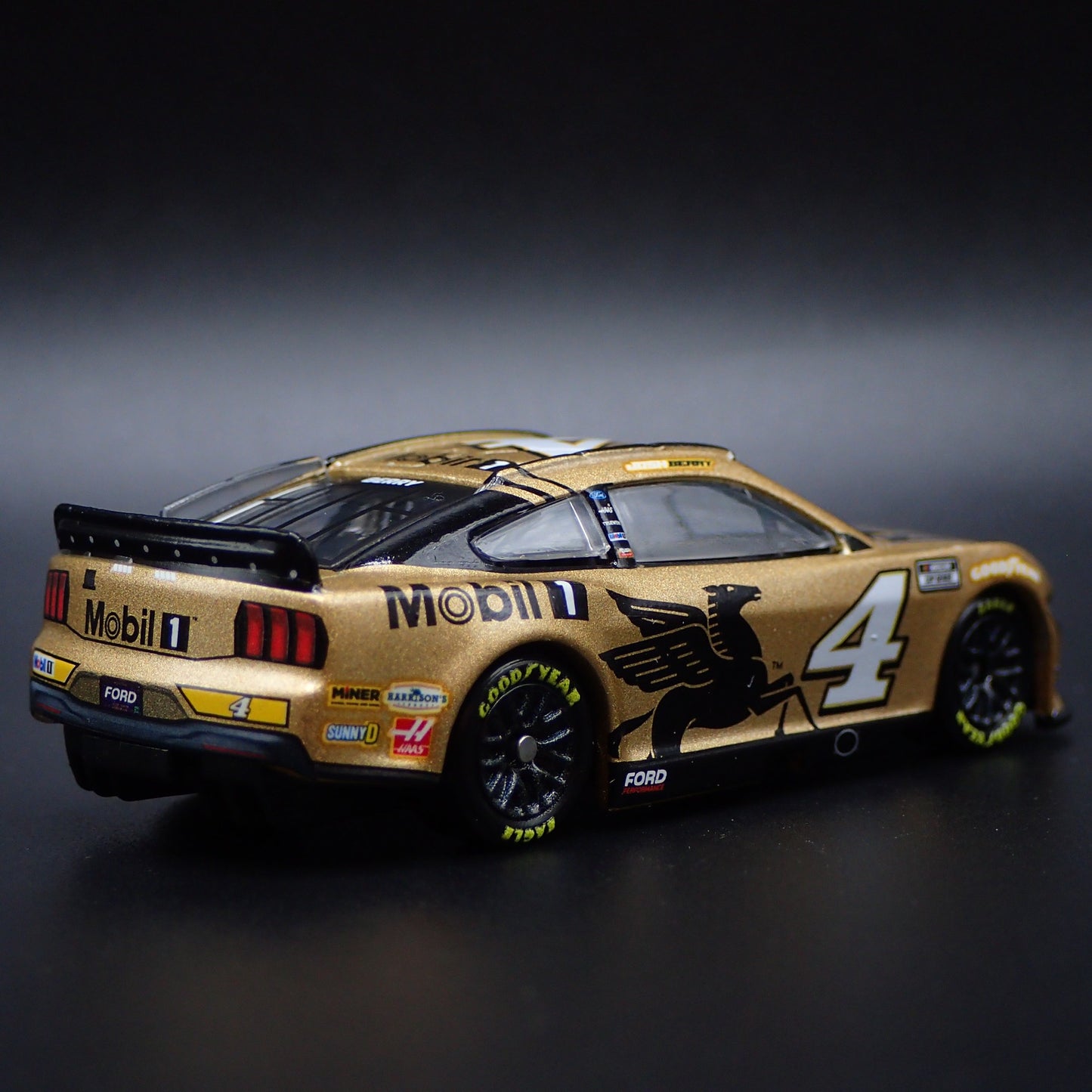 2024 24 FORD MUSTANG #4 JOSH BERRY MOBIL 1 NASCAR 1:64 SCALE DIECAST MODEL CAR