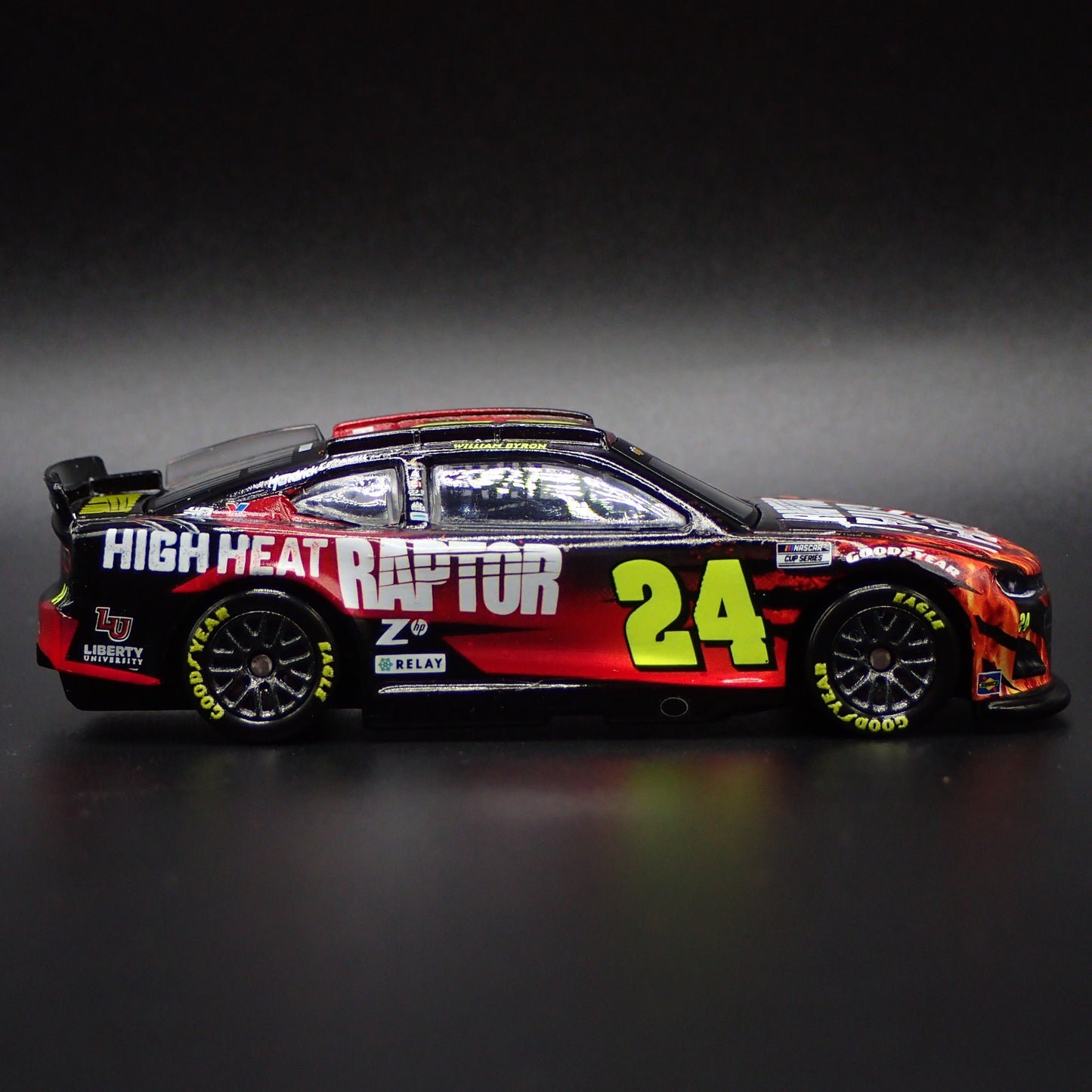2024 24 CHEVY CAMARO ZL1 #24 WILLIAM BYRON RAPTOR HIGH HEAT NASCAR 1:64 DIECAST