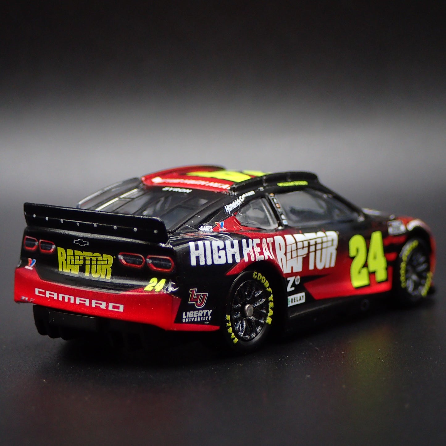 2024 24 CHEVY CAMARO ZL1 #24 WILLIAM BYRON RAPTOR HIGH HEAT NASCAR 1:64 DIECAST