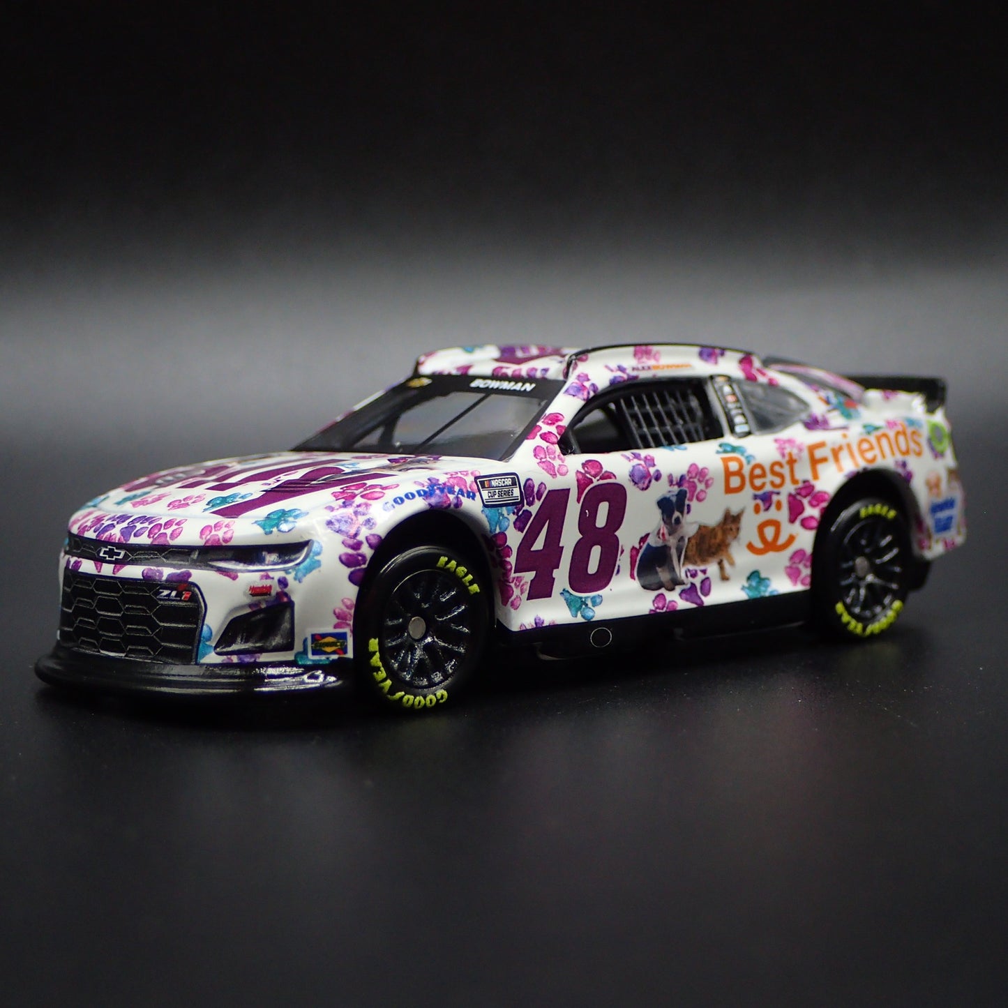 2024 CHEVY CAMARO ZL1 #48 ALEX BOWMAN ALLY BEST FRIENDS NASCAR 1:64 DIECAST CAR