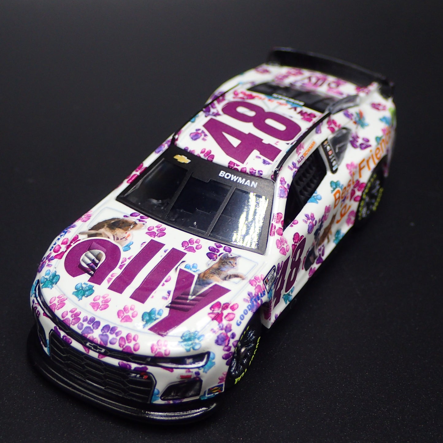 2024 CHEVY CAMARO ZL1 #48 ALEX BOWMAN ALLY BEST FRIENDS NASCAR 1:64 DIECAST CAR