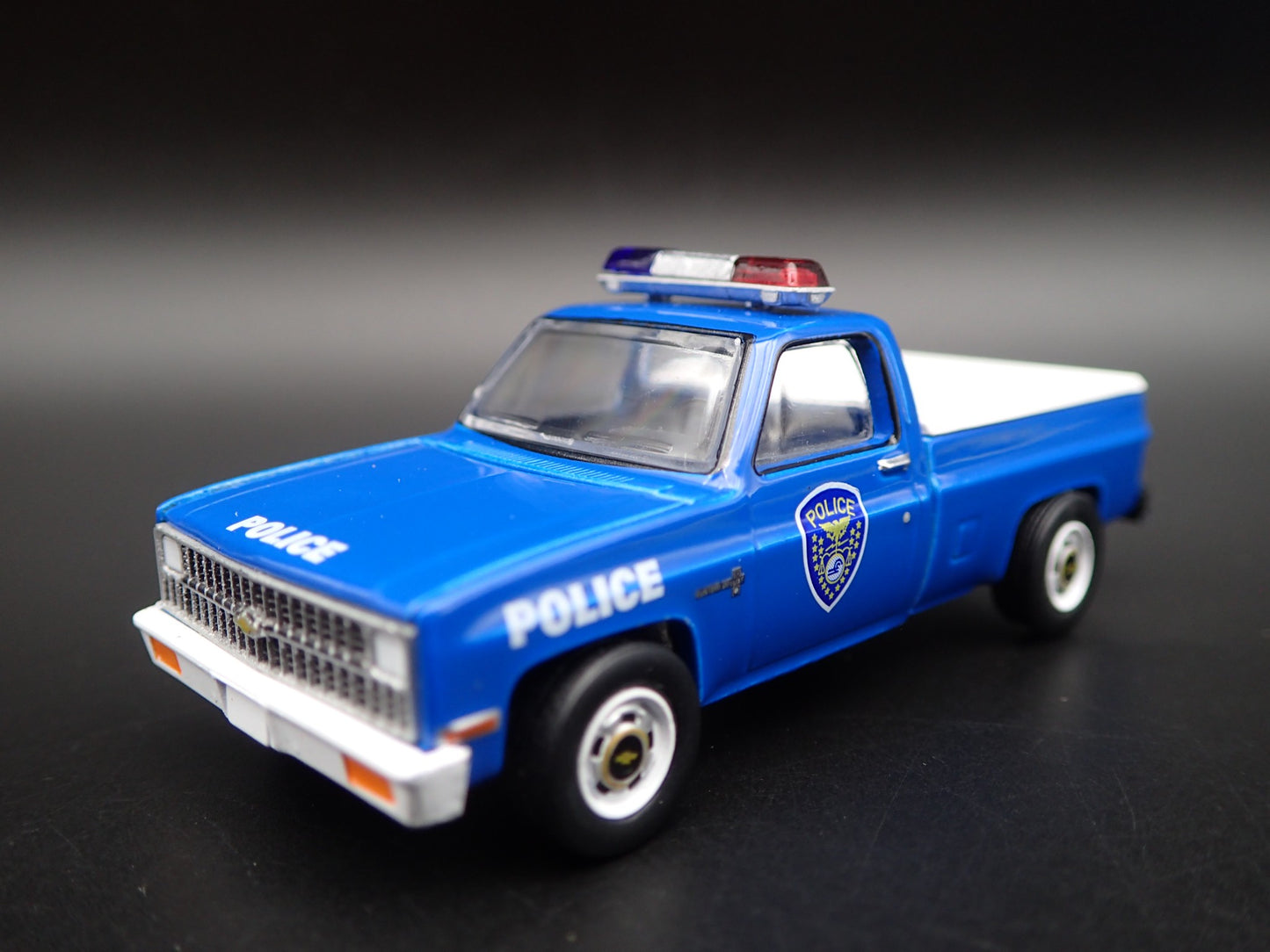 1981 CHEVY CHEVROLET C10 TRUCK CONRAIL TRAIN POLICE 1/64 SCALE DIECAST MODEL CAR