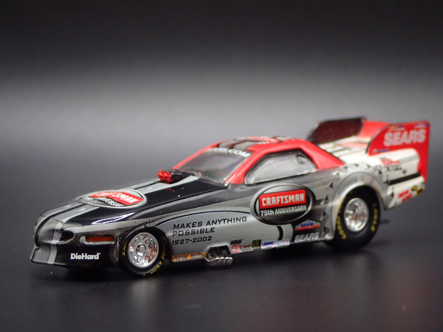 2002 02 CRAFTSMAN NHRA FUNNY CAR DALE CREASY JR 1:64 SCALE DIECAST MODEL CAR