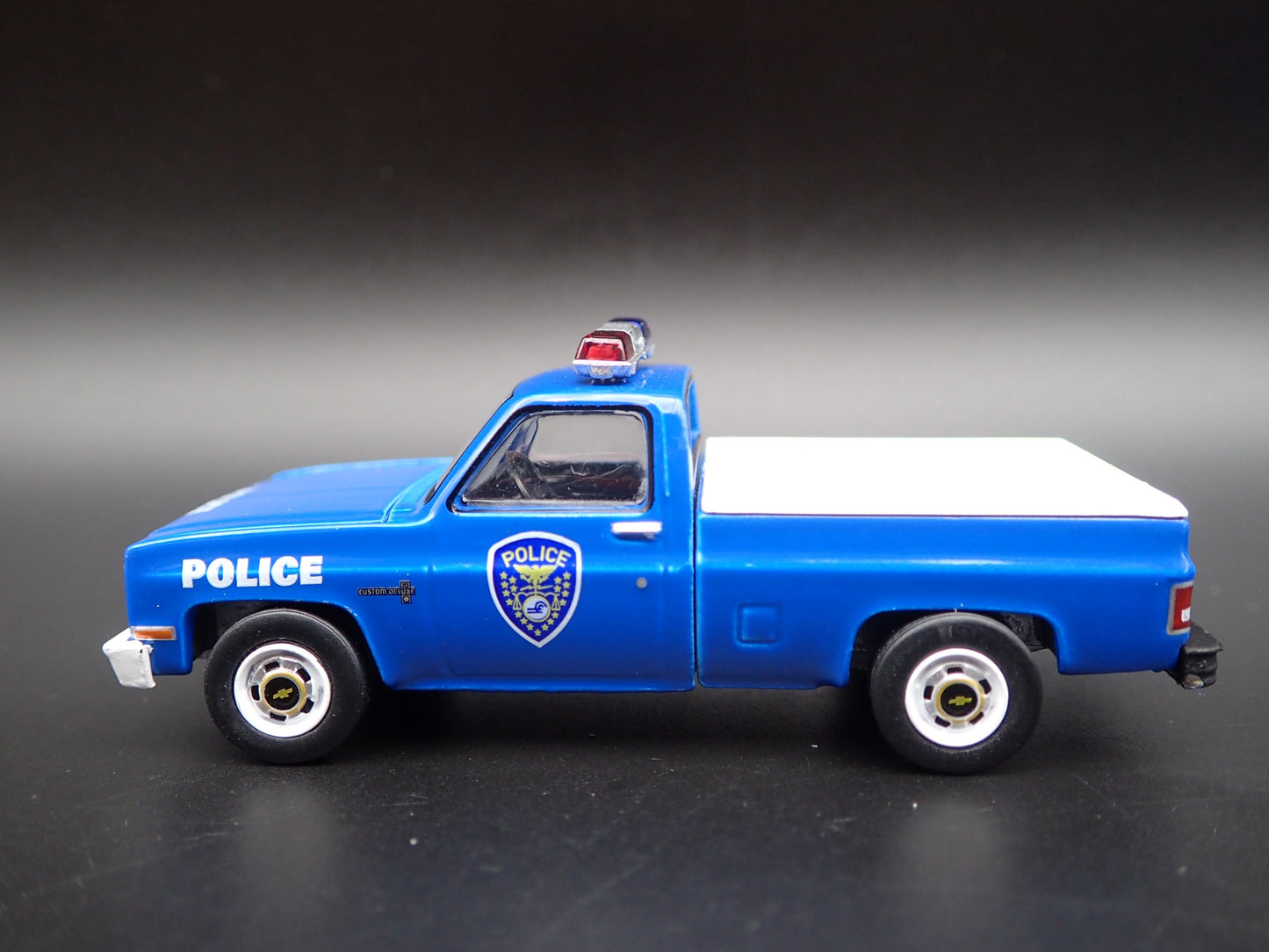 1981 CHEVY CHEVROLET C10 TRUCK CONRAIL TRAIN POLICE 1/64 SCALE DIECAST MODEL CAR