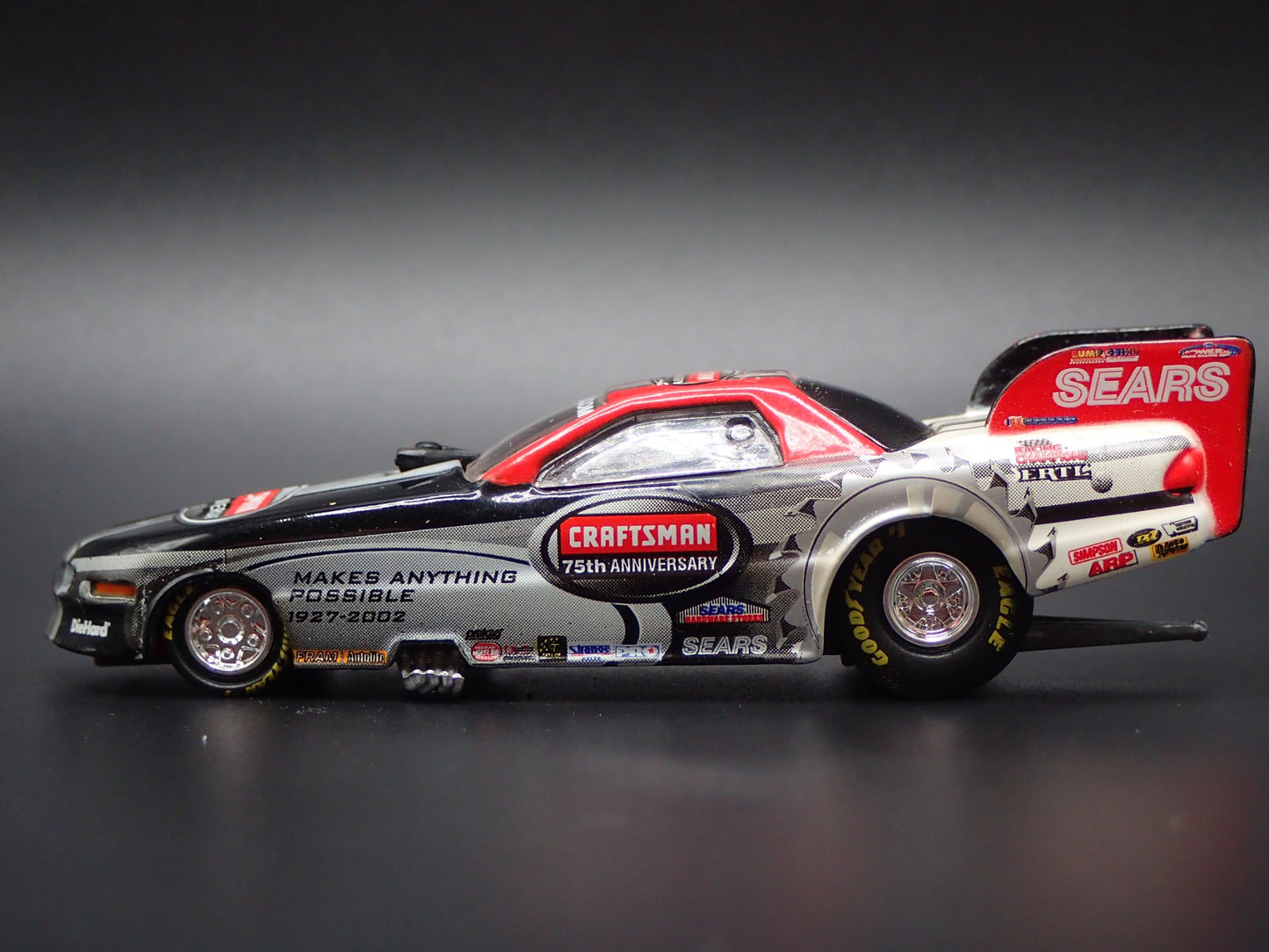 2002 02 CRAFTSMAN NHRA FUNNY CAR DALE CREASY JR 1:64 SCALE DIECAST MODEL CAR