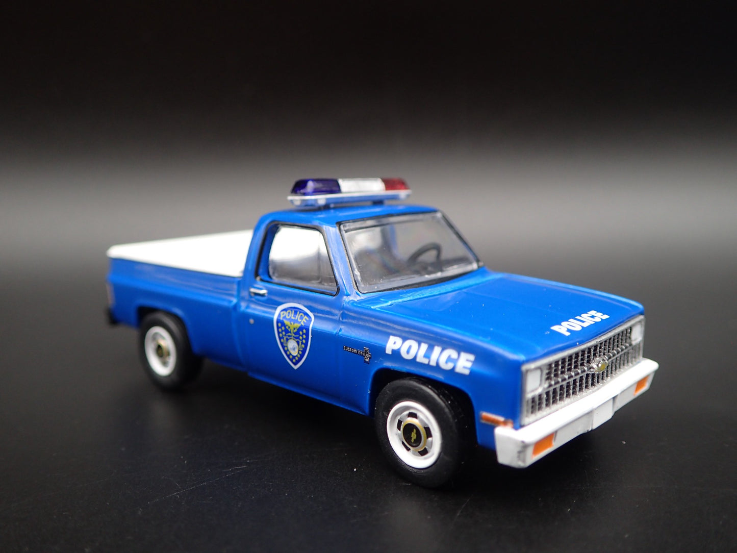 1981 CHEVY CHEVROLET C10 TRUCK CONRAIL TRAIN POLICE 1/64 SCALE DIECAST MODEL CAR