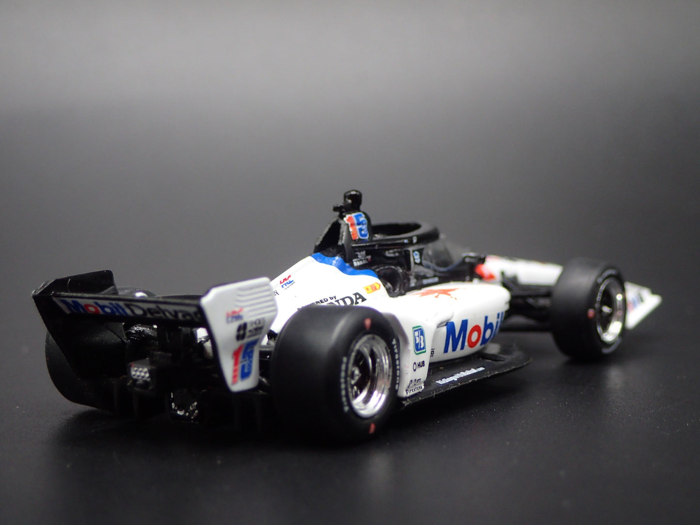 2025 25 INDY RACING HONDA 15 GRAHAM RAHAL MOBIL 1 1:64 SCALE DIECAST MODEL CAR