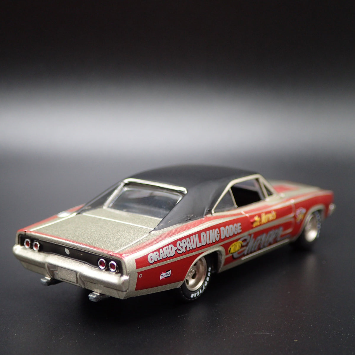 1968 68 DODGE CHARGER MR NORMS CHARGER NHRA 1:64 SCALE DIORAMA DIECAST MODEL CAR-Burning Rubber Toy Company