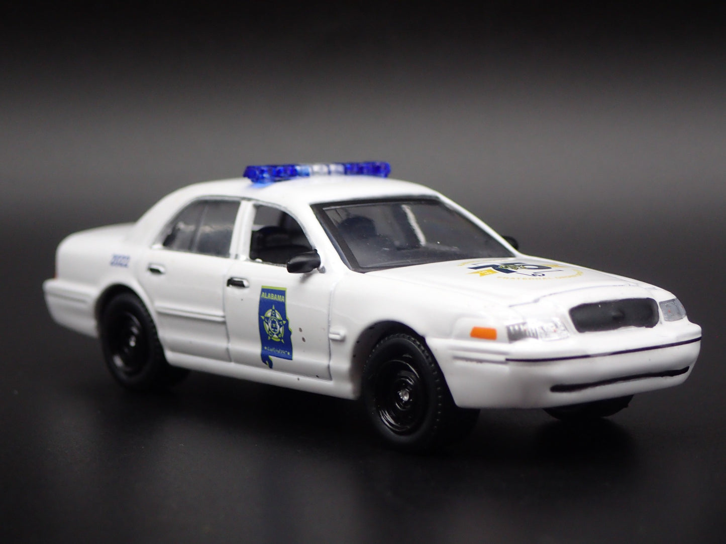 2008 FORD CROWN VICTORIA ALABAMA STATE POLICE FOP 1:64 SCALE DIECAST MODEL CAR