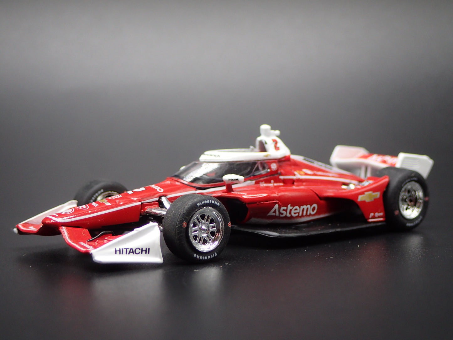 2025 INDY RACING CHEVY 2 JOSEF NEWGARDEN ASTEMO 1:64 SCALE DIECAST MODEL CAR