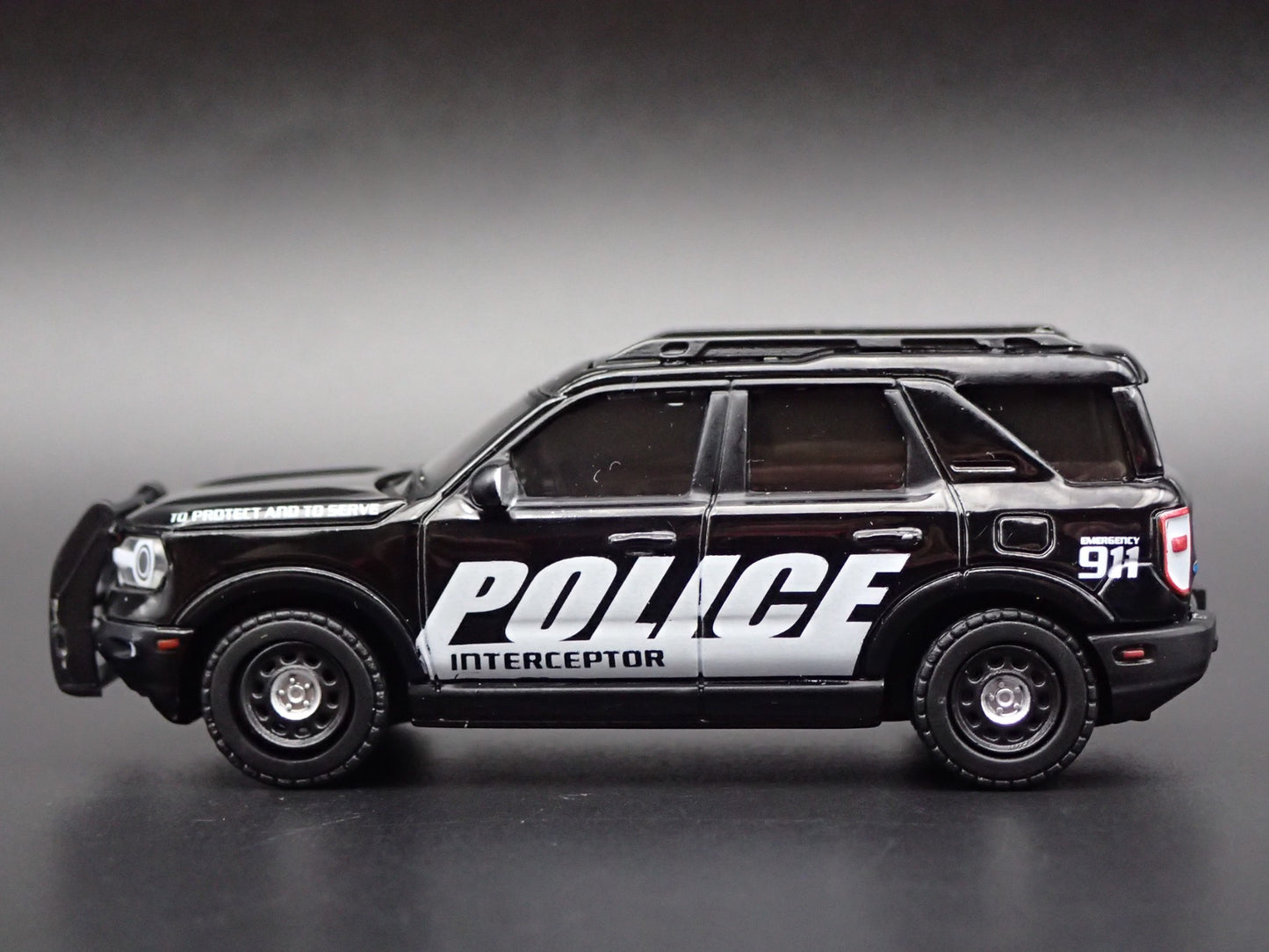 2021-2025 FORD BRONCO SPORT POLICE INTERCEPTOR SUV 1:64 SCALE DIECAST MODEL CAR
